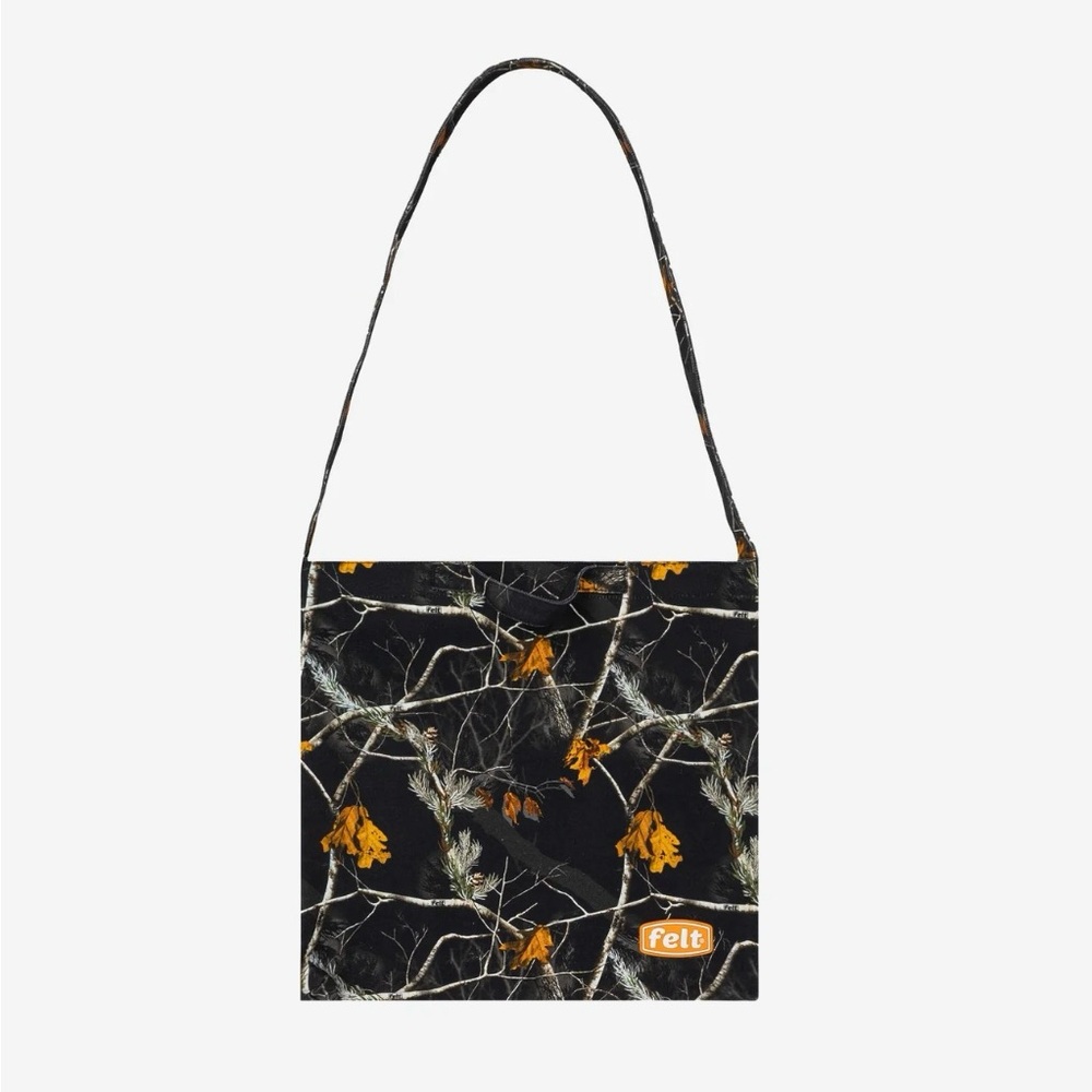 Felt (For Every Living Thing) - Work Logo Tote Bag | Black Woodland - NWT